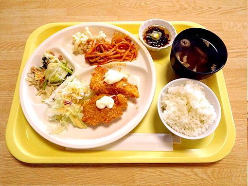 栄養価の高い食事提供